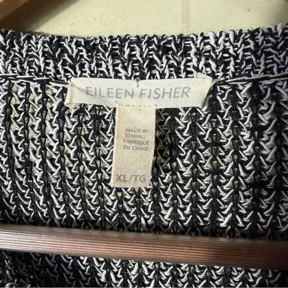 Eileen Fisher Organic Melange Linen Grain Jacket Size XL - Picture 8 of 11